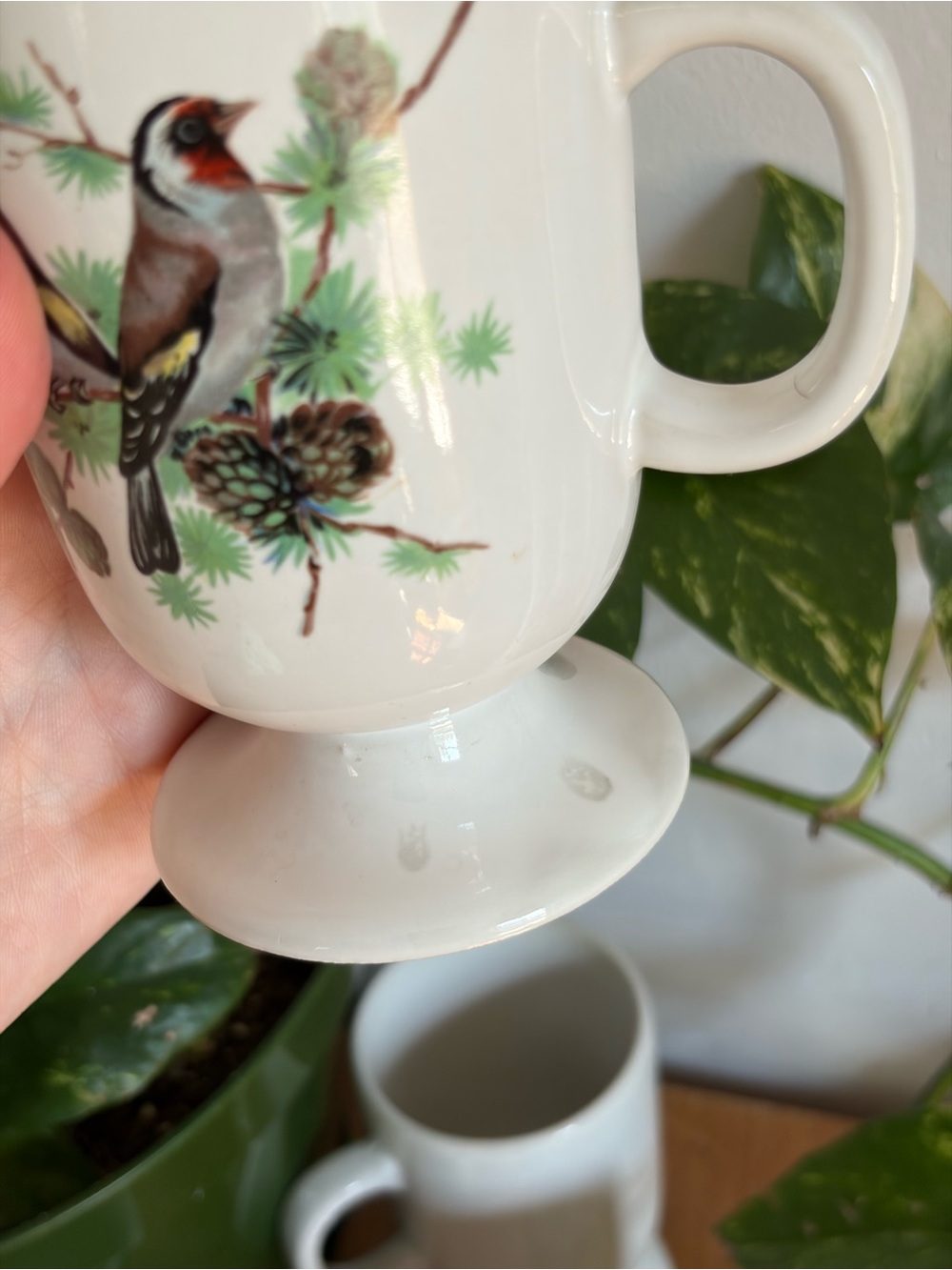 Set of 4 Vintage Ceramic Bird Mugs - Picture 11 of 13